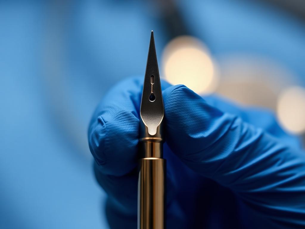 Dettaglio strumento Choi Pen DHI con lama in zaffiro